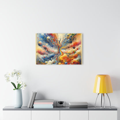 Choices Tachism Canvas Acrylic Prints (French Cleat Hanging) - ATUH.ART