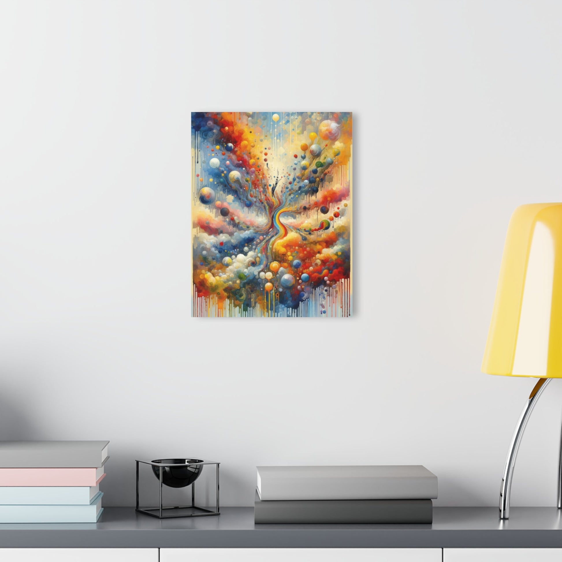 Choices Tachism Canvas Acrylic Prints (French Cleat Hanging) - ATUH.ART