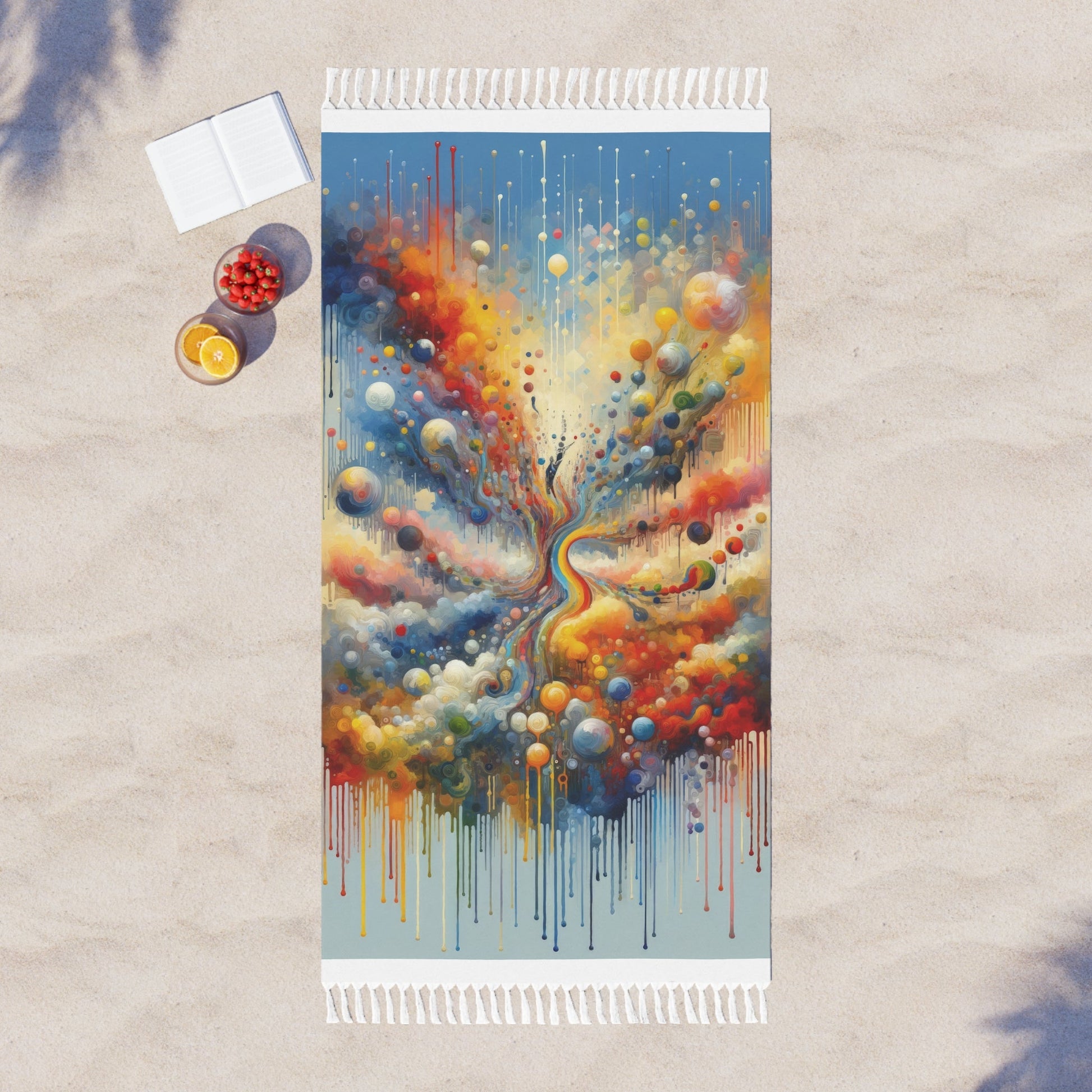 Choices Tachism Canvas Boho Beach Cloth - ATUH.ART