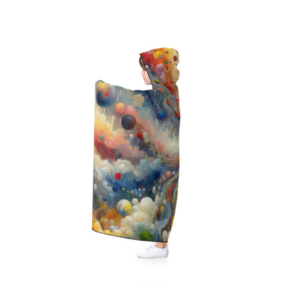 Choices Tachism Canvas Hooded Blanket - ATUH.ART
