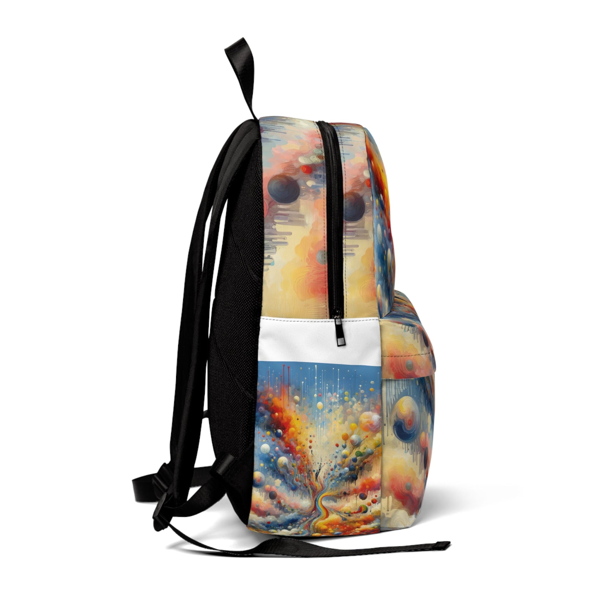 Choices Tachism Canvas Unisex Classic Backpack - ATUH.ART