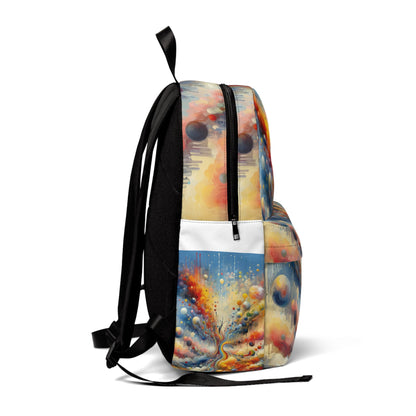 Choices Tachism Canvas Unisex Classic Backpack - ATUH.ART