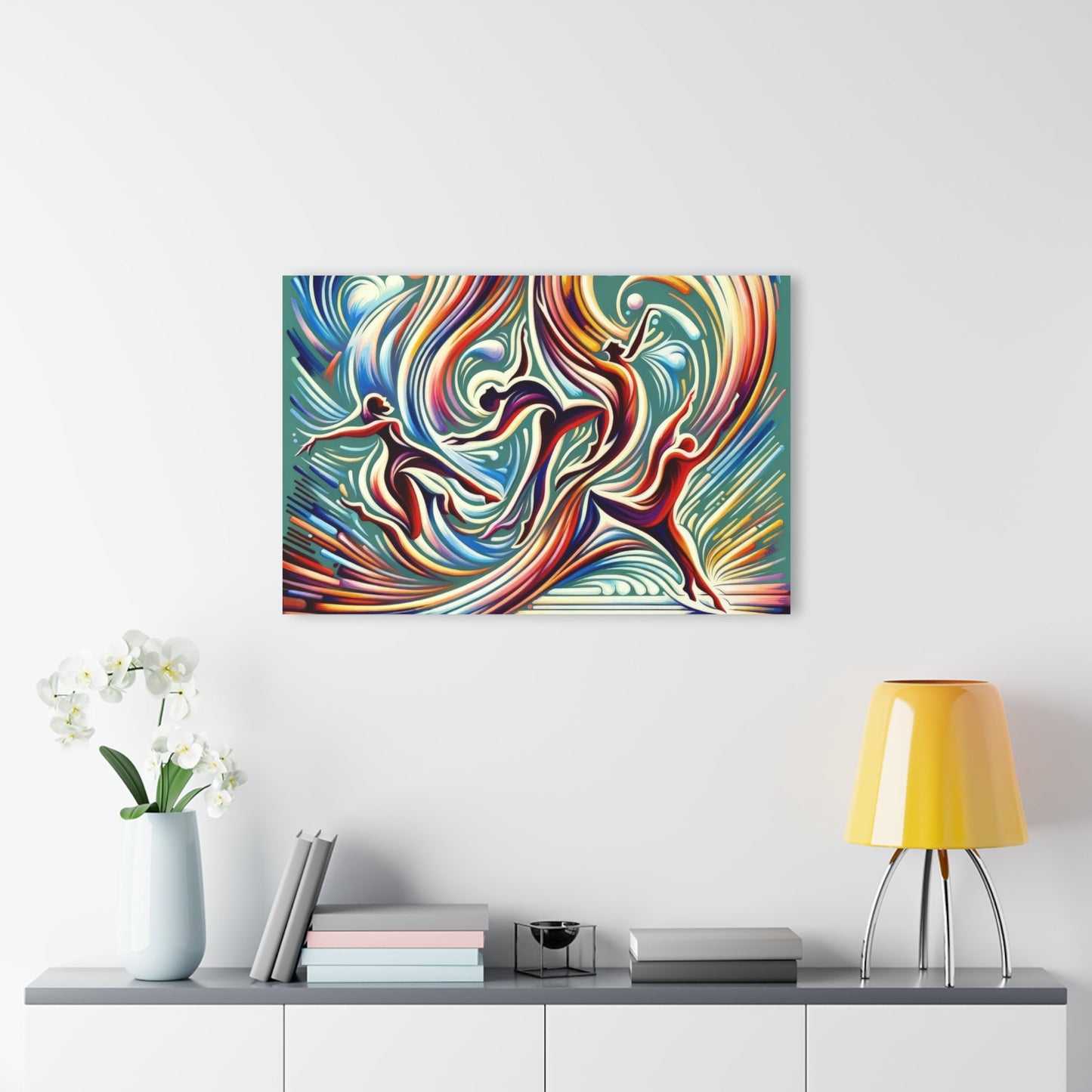 Choreographic Mindful Tachism Acrylic Prints (French Cleat Hanging) - ATUH.ART