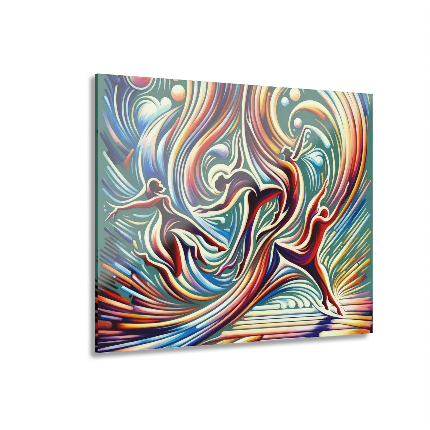Choreographic Mindful Tachism Acrylic Prints (French Cleat Hanging) - ATUH.ART