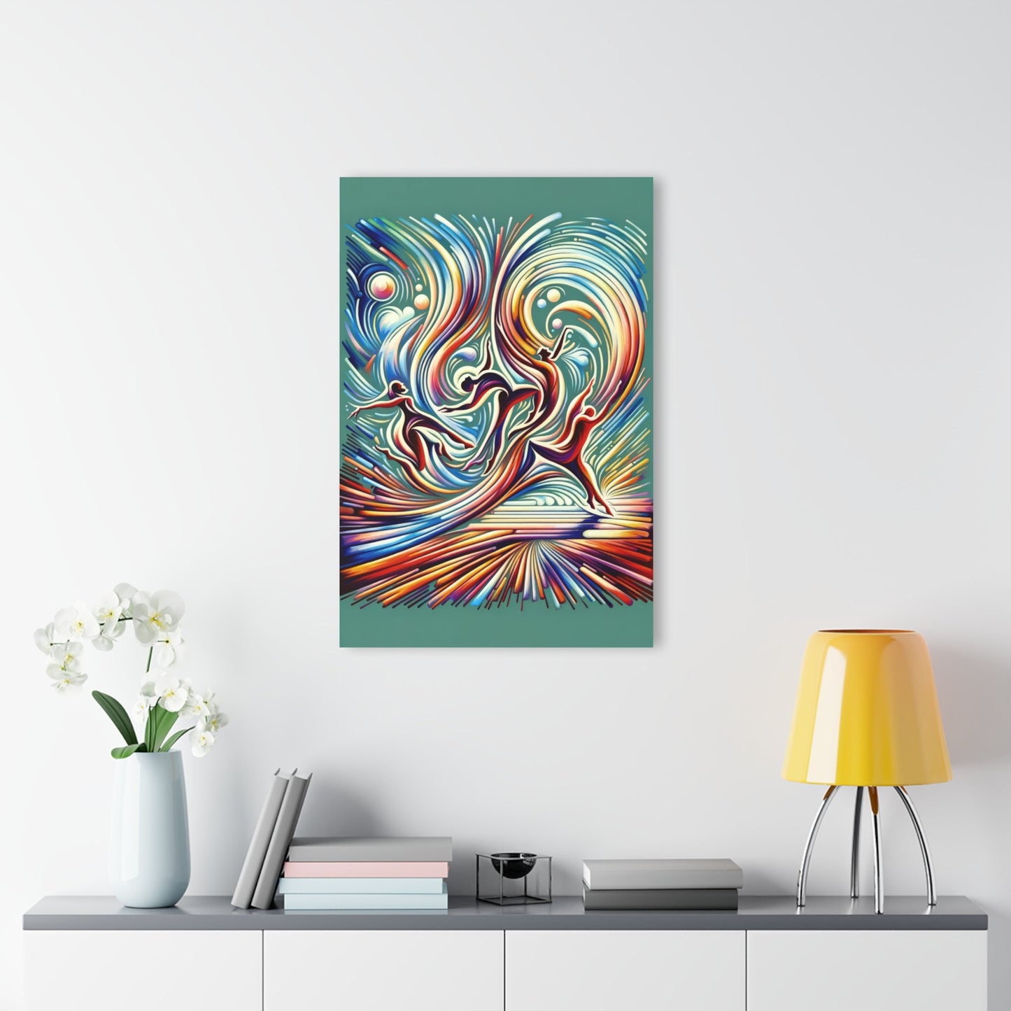 Choreographic Mindful Tachism Acrylic Prints (French Cleat Hanging) - ATUH.ART