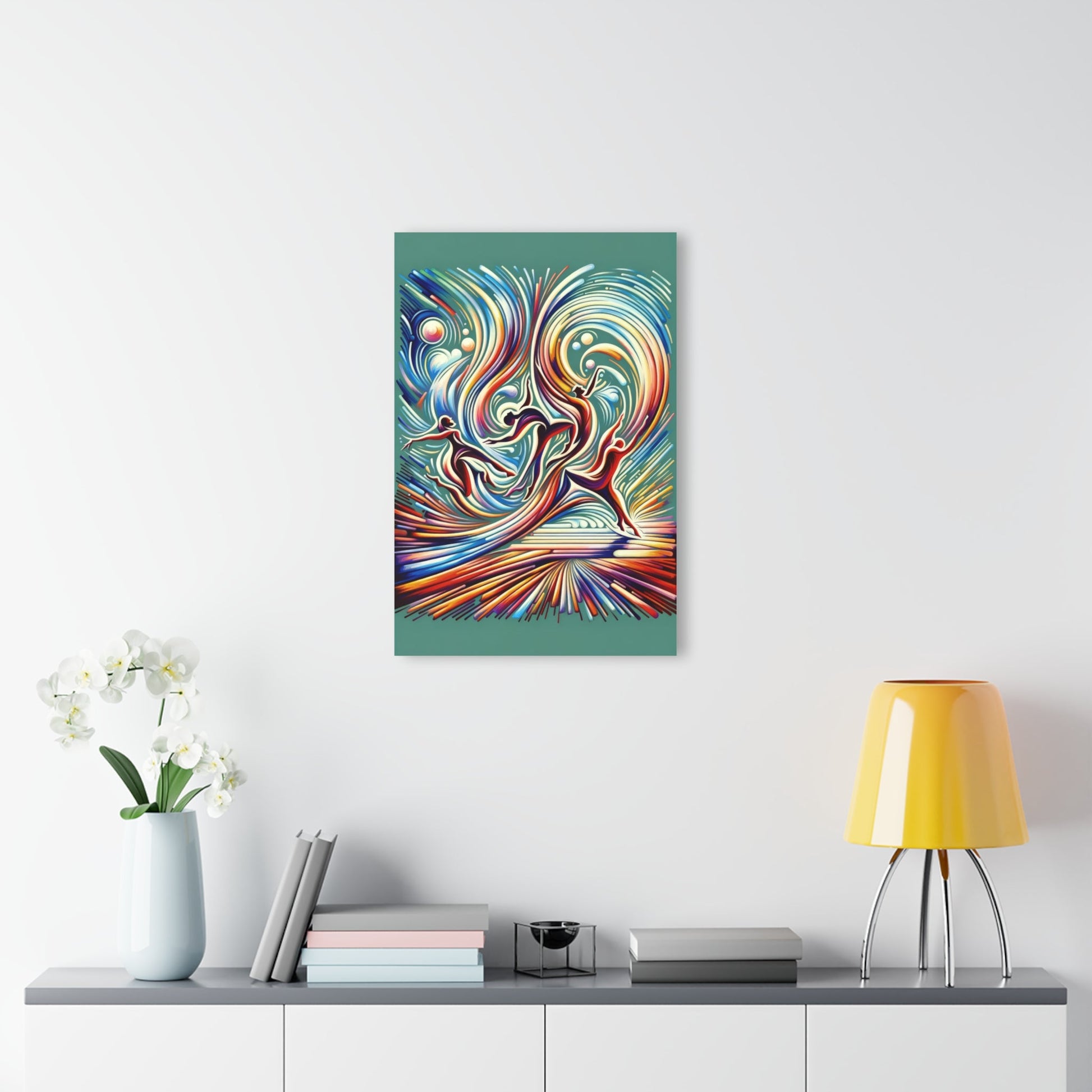 Choreographic Mindful Tachism Acrylic Prints (French Cleat Hanging) - ATUH.ART