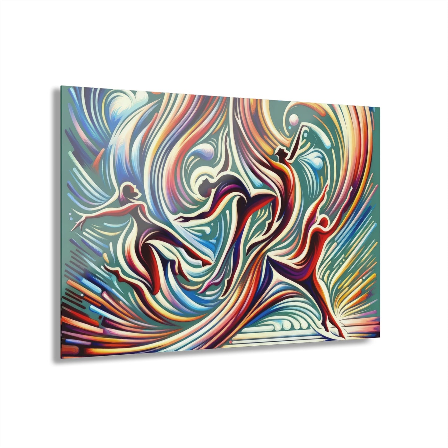 Choreographic Mindful Tachism Acrylic Prints (French Cleat Hanging) - ATUH.ART