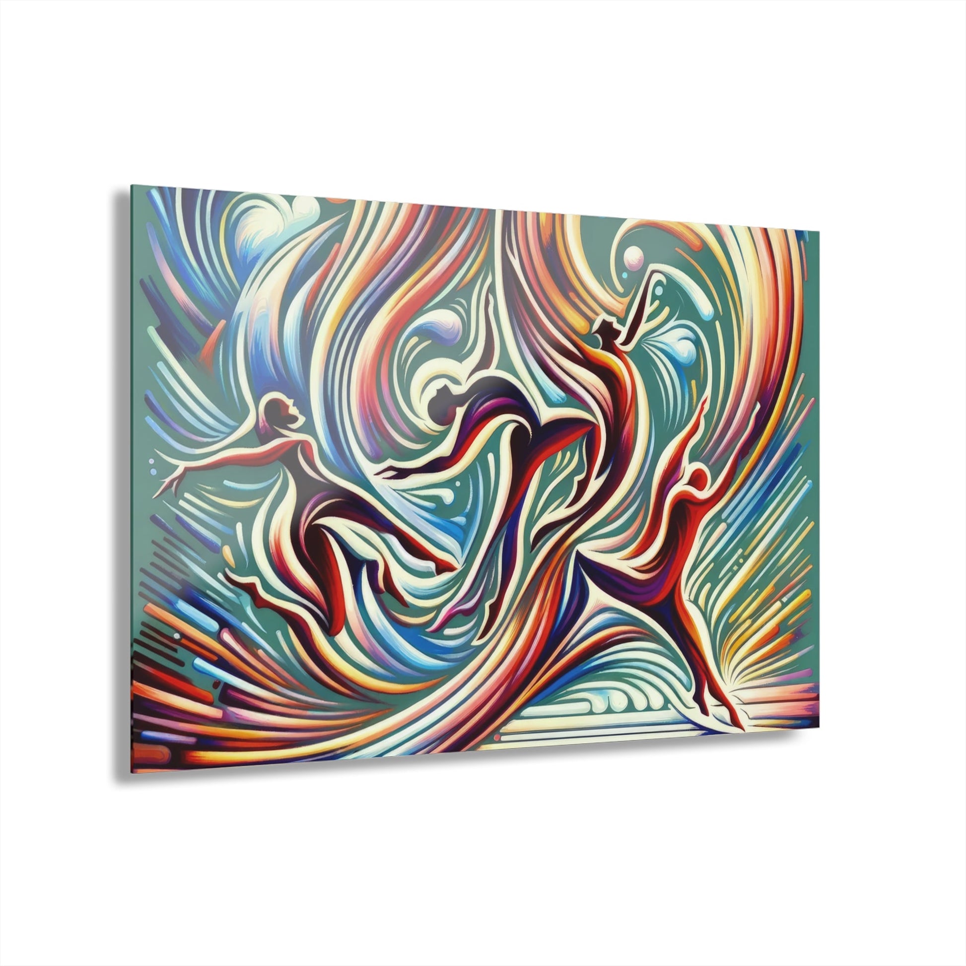 Choreographic Mindful Tachism Acrylic Prints (French Cleat Hanging) - ATUH.ART