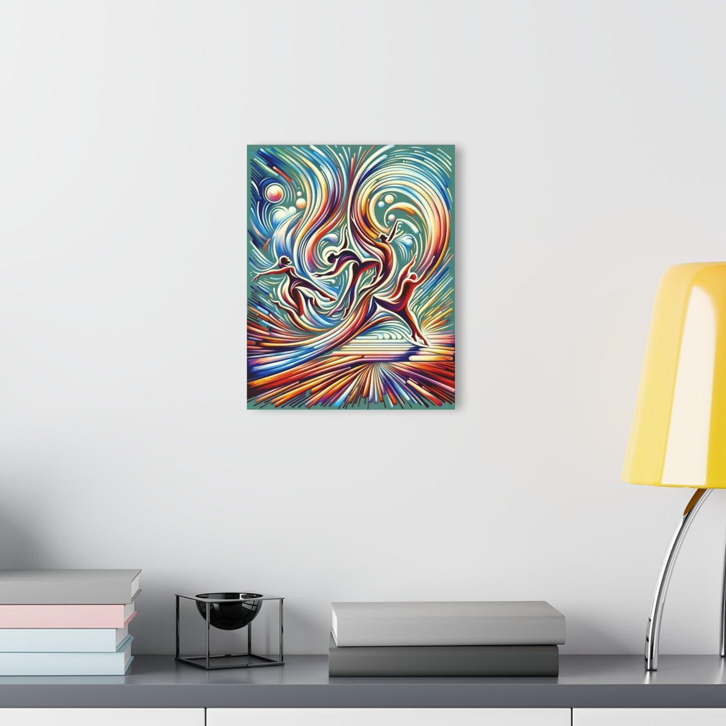 Choreographic Mindful Tachism Acrylic Prints (French Cleat Hanging) - ATUH.ART