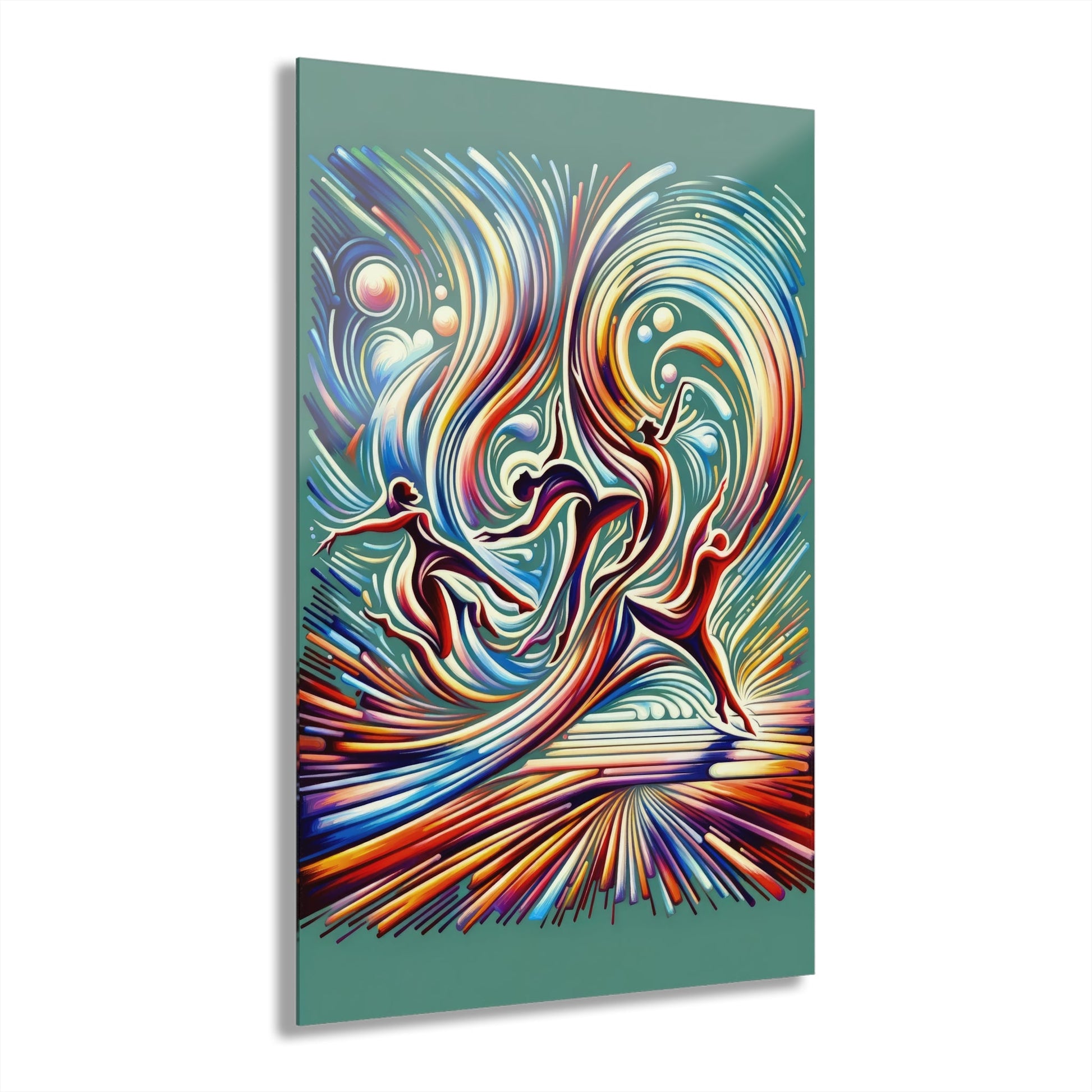 Choreographic Mindful Tachism Acrylic Prints (French Cleat Hanging) - ATUH.ART
