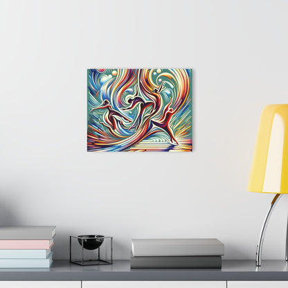 Choreographic Mindful Tachism Acrylic Prints (French Cleat Hanging) - ATUH.ART