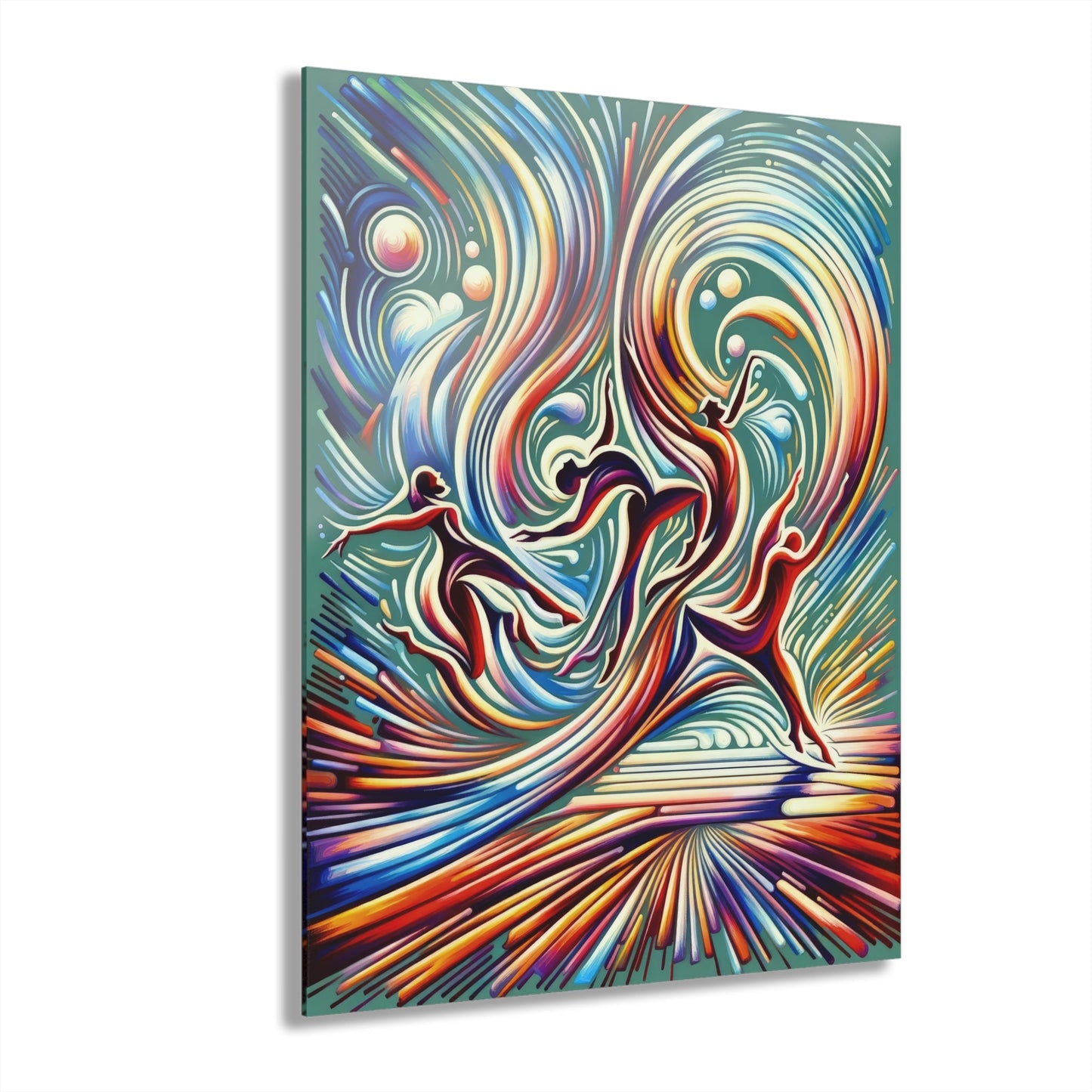 Choreographic Mindful Tachism Acrylic Prints (French Cleat Hanging) - ATUH.ART