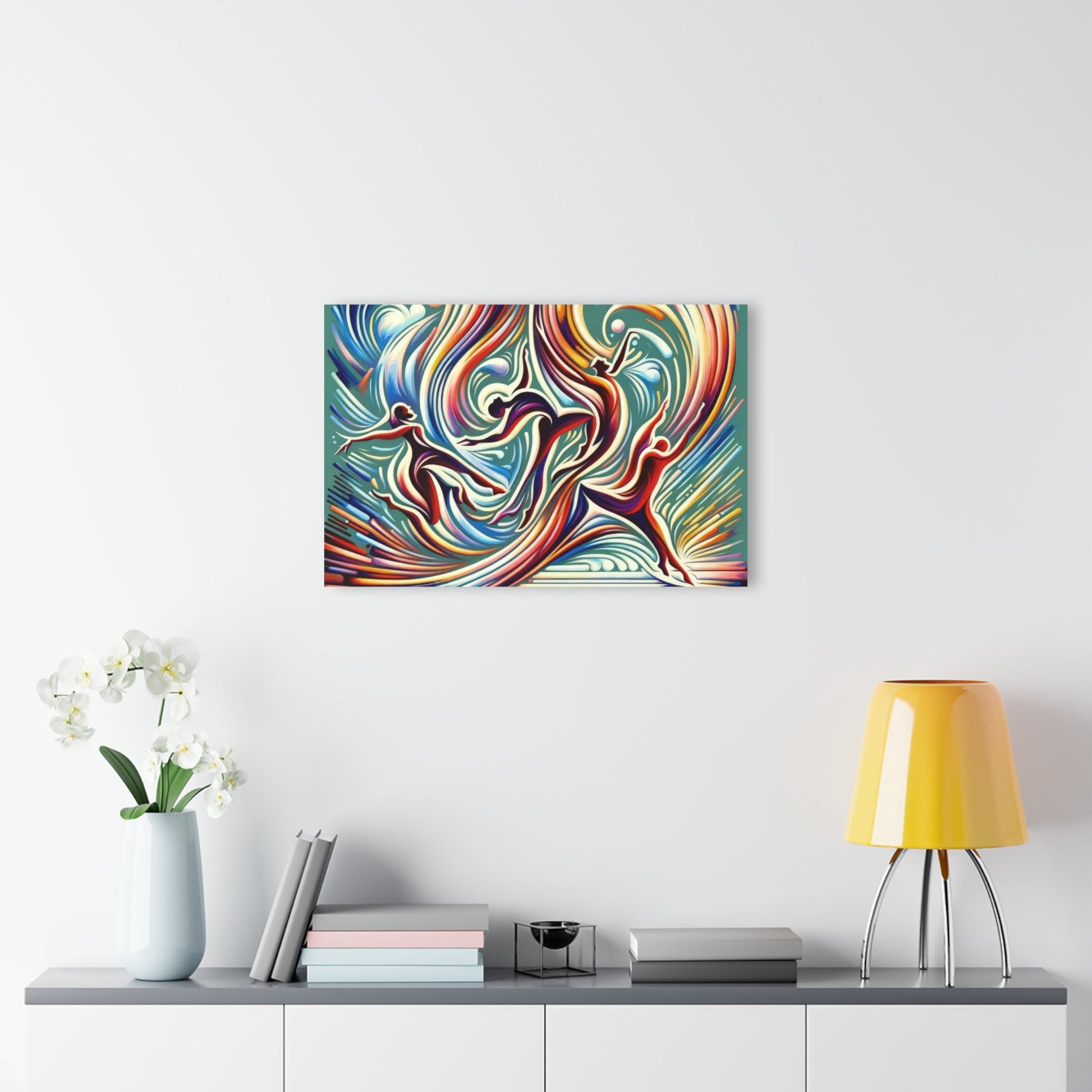 Choreographic Mindful Tachism Acrylic Prints (French Cleat Hanging) - ATUH.ART