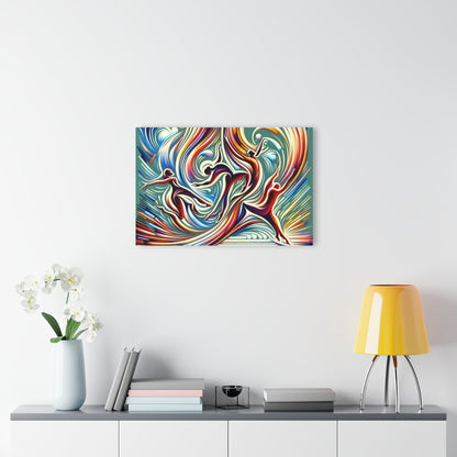 Choreographic Mindful Tachism Acrylic Prints (French Cleat Hanging) - ATUH.ART