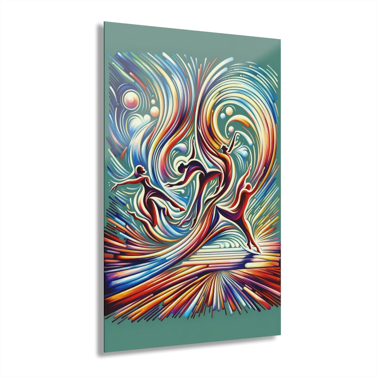 Choreographic Mindful Tachism Acrylic Prints (French Cleat Hanging) - ATUH.ART