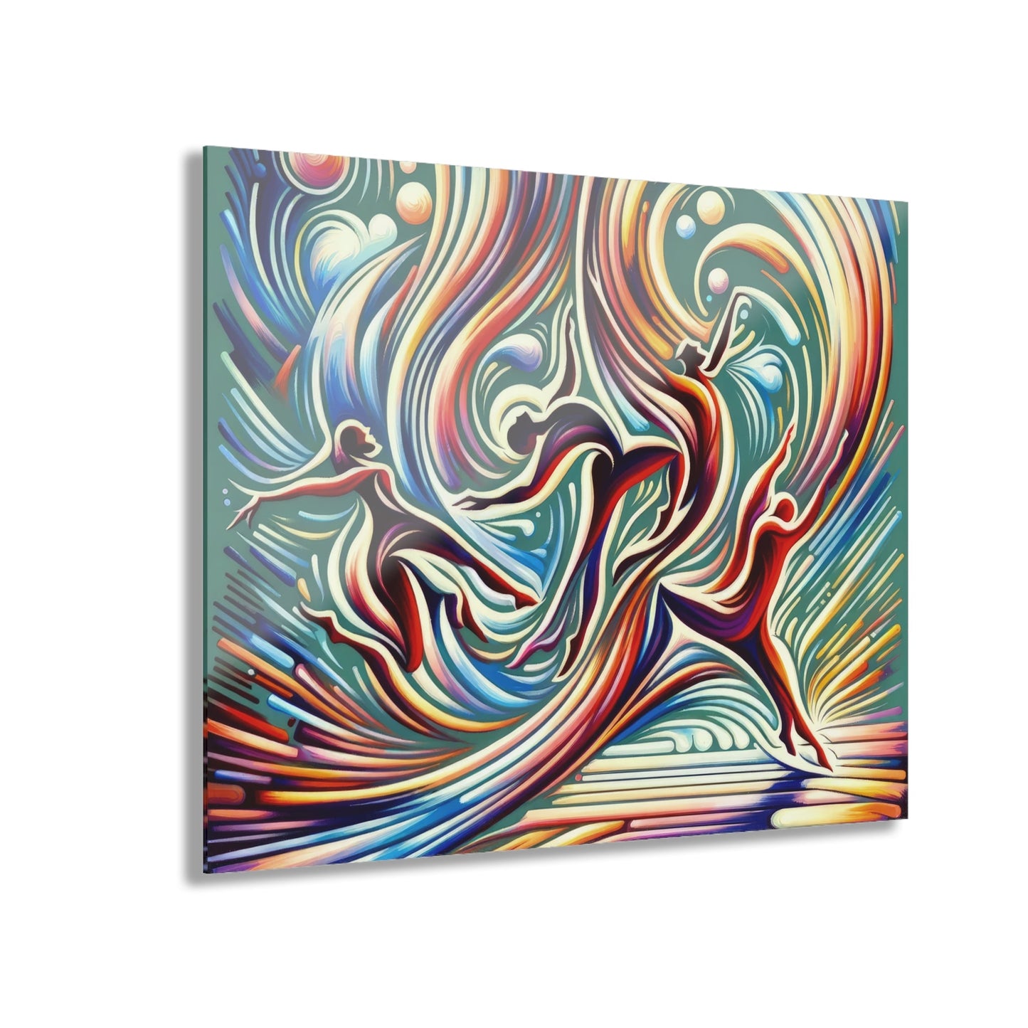 Choreographic Mindful Tachism Acrylic Prints (French Cleat Hanging) - ATUH.ART