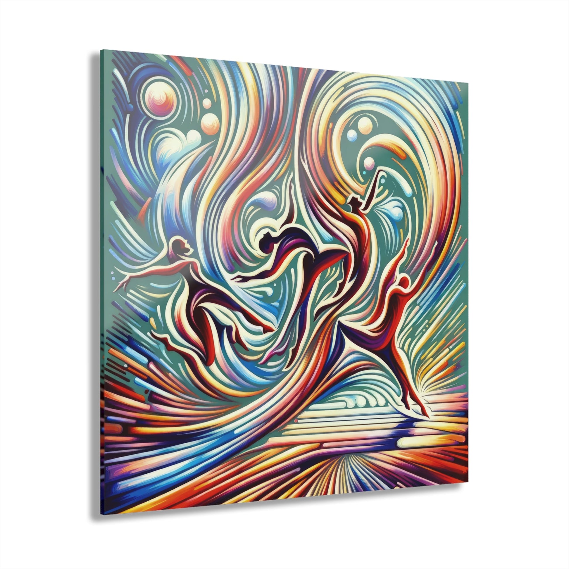 Choreographic Mindful Tachism Acrylic Prints (French Cleat Hanging) - ATUH.ART