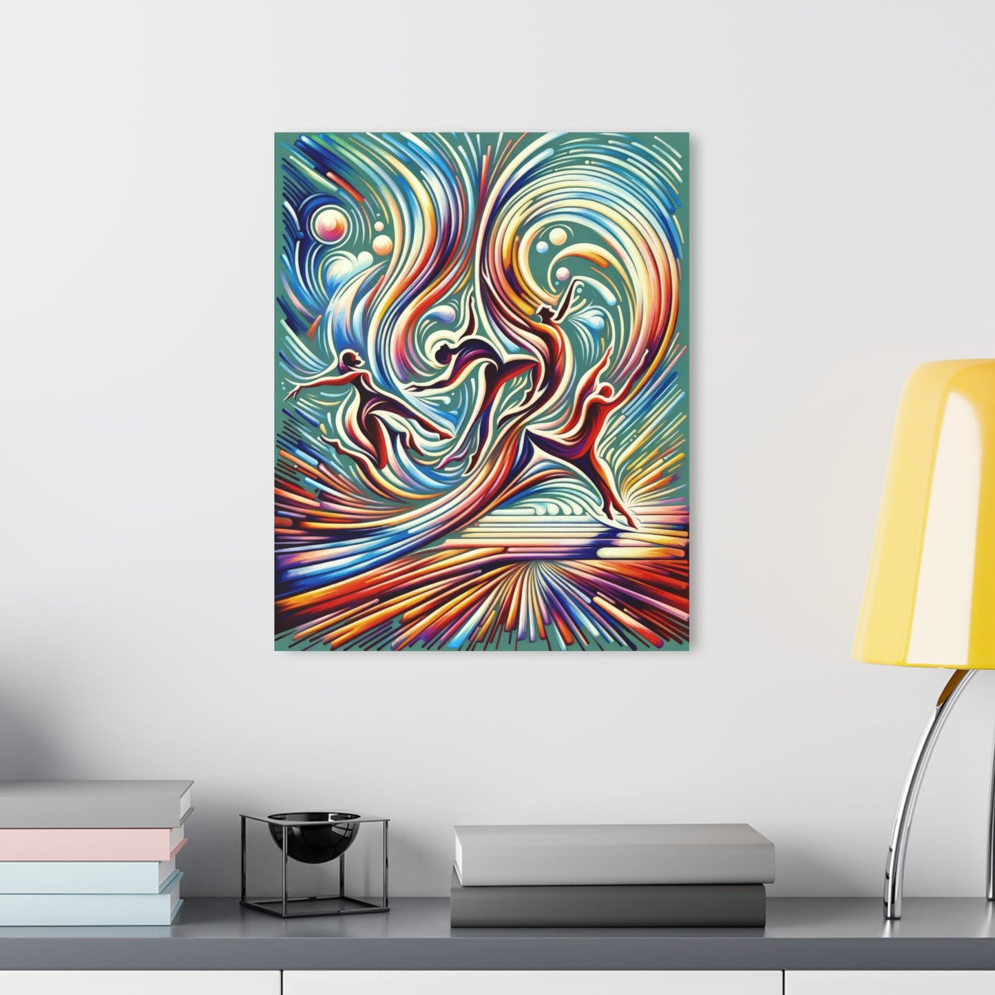 Choreographic Mindful Tachism Acrylic Prints (French Cleat Hanging) - ATUH.ART