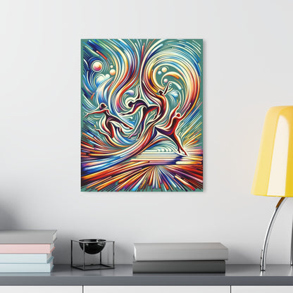 Choreographic Mindful Tachism Acrylic Prints (French Cleat Hanging) - ATUH.ART