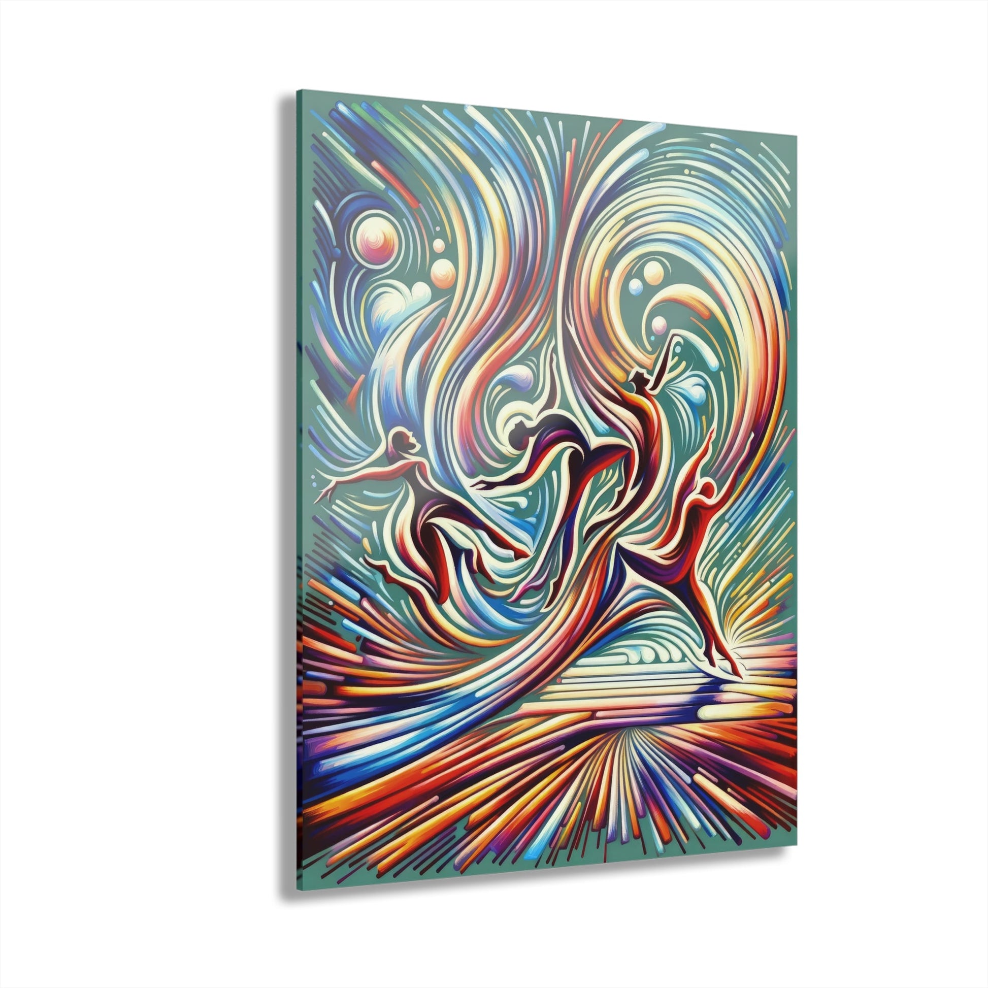 Choreographic Mindful Tachism Acrylic Prints (French Cleat Hanging) - ATUH.ART