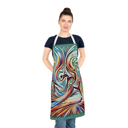Choreographic Mindful Tachism Adult Apron (AOP) - ATUH.ART