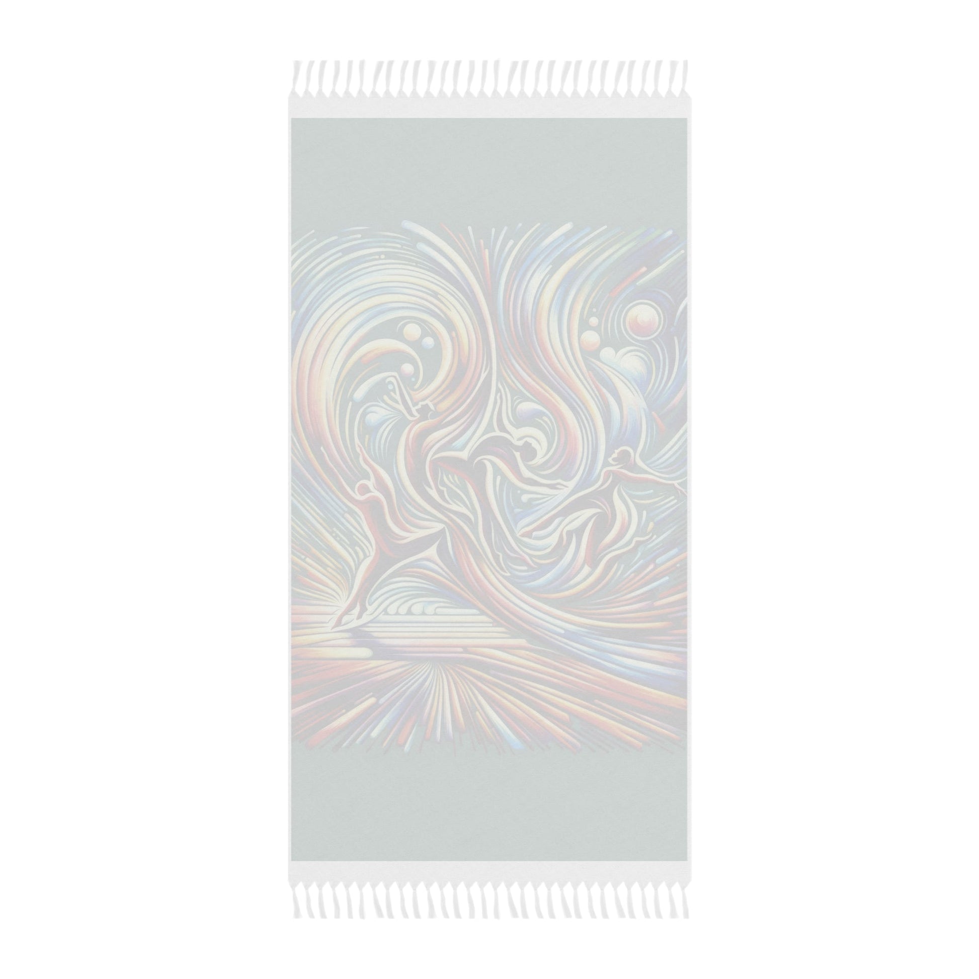 Choreographic Mindful Tachism Boho Beach Cloth - ATUH.ART