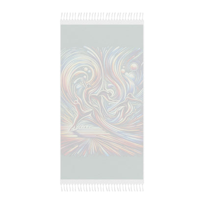 Choreographic Mindful Tachism Boho Beach Cloth - ATUH.ART