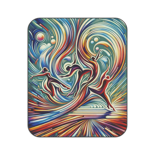 Choreographic Mindful Tachism Picnic Blanket - ATUH.ART