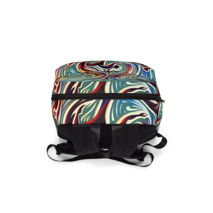 Choreographic Mindful Tachism Unisex Classic Backpack - ATUH.ART
