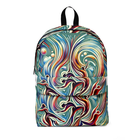 Choreographic Mindful Tachism Unisex Classic Backpack - ATUH.ART