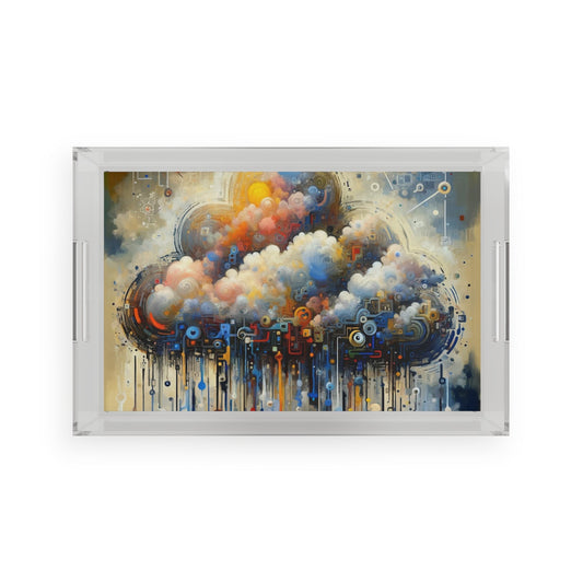 Cloud Community Crafting Acrylic Serving Tray - ATUH.ART