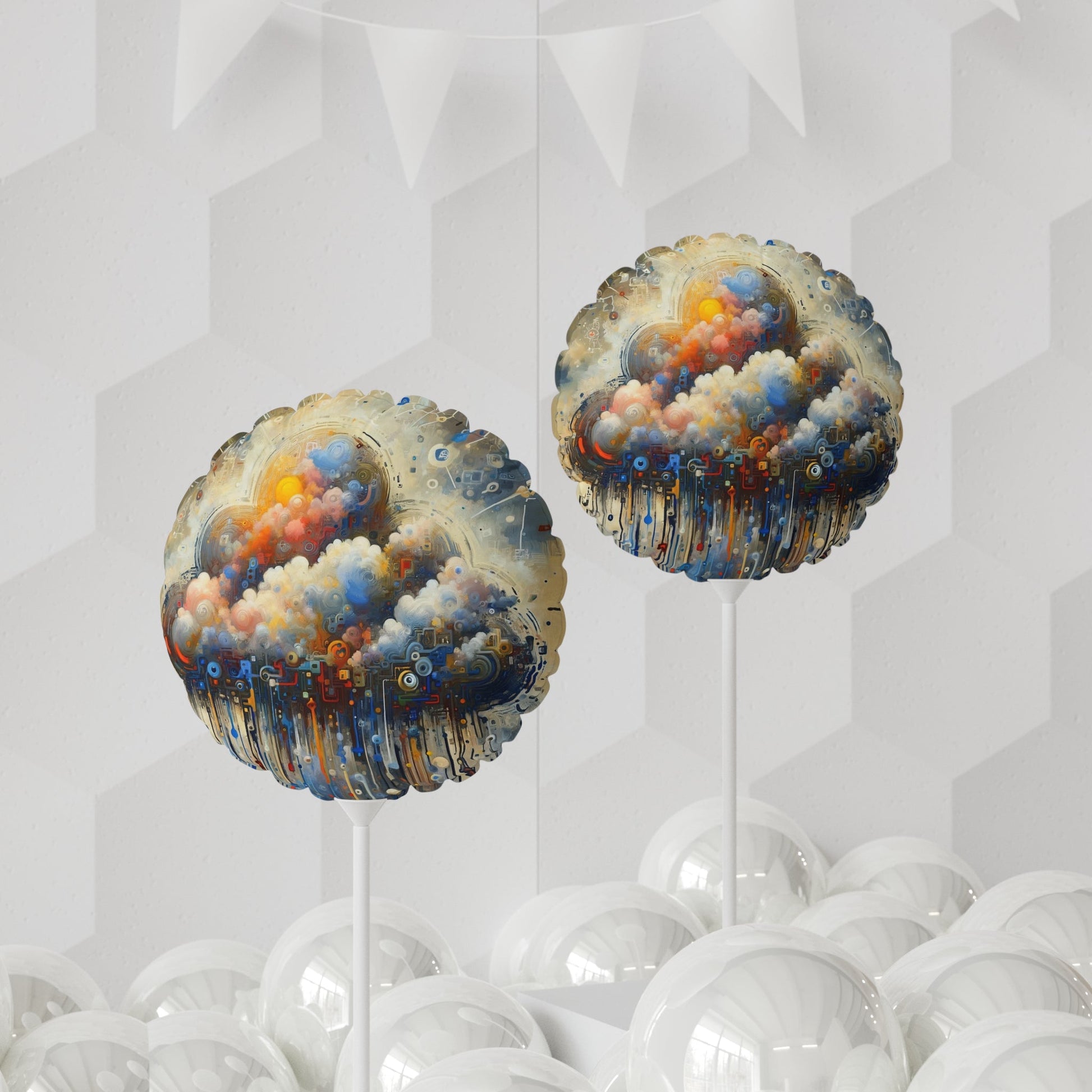 Cloud Community Crafting Balloon (Round and Heart-shaped), 11" - ATUH.ART