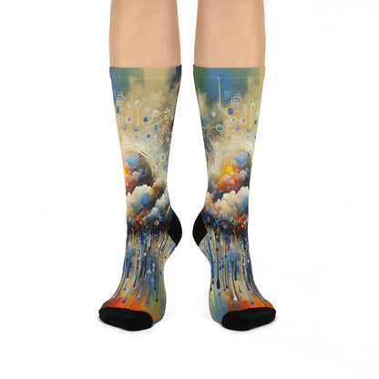 Cloud Community Crafting Cushioned Crew Socks - ATUH.ART