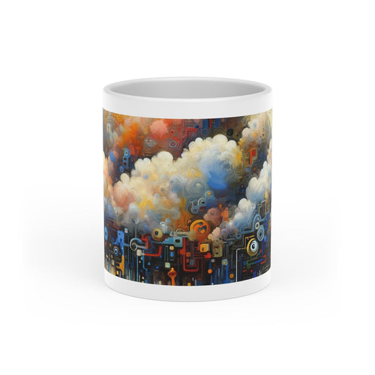 Cloud Community Crafting Heart-Shaped Mug - ATUH.ART