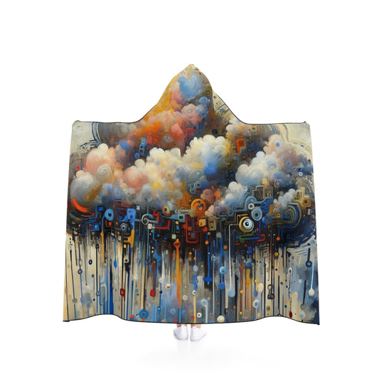 Cloud Community Crafting Hooded Blanket - ATUH.ART