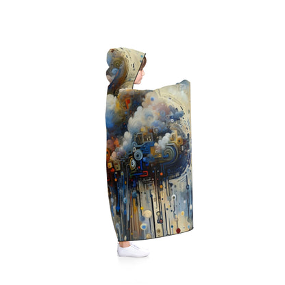 Cloud Community Crafting Hooded Blanket - ATUH.ART