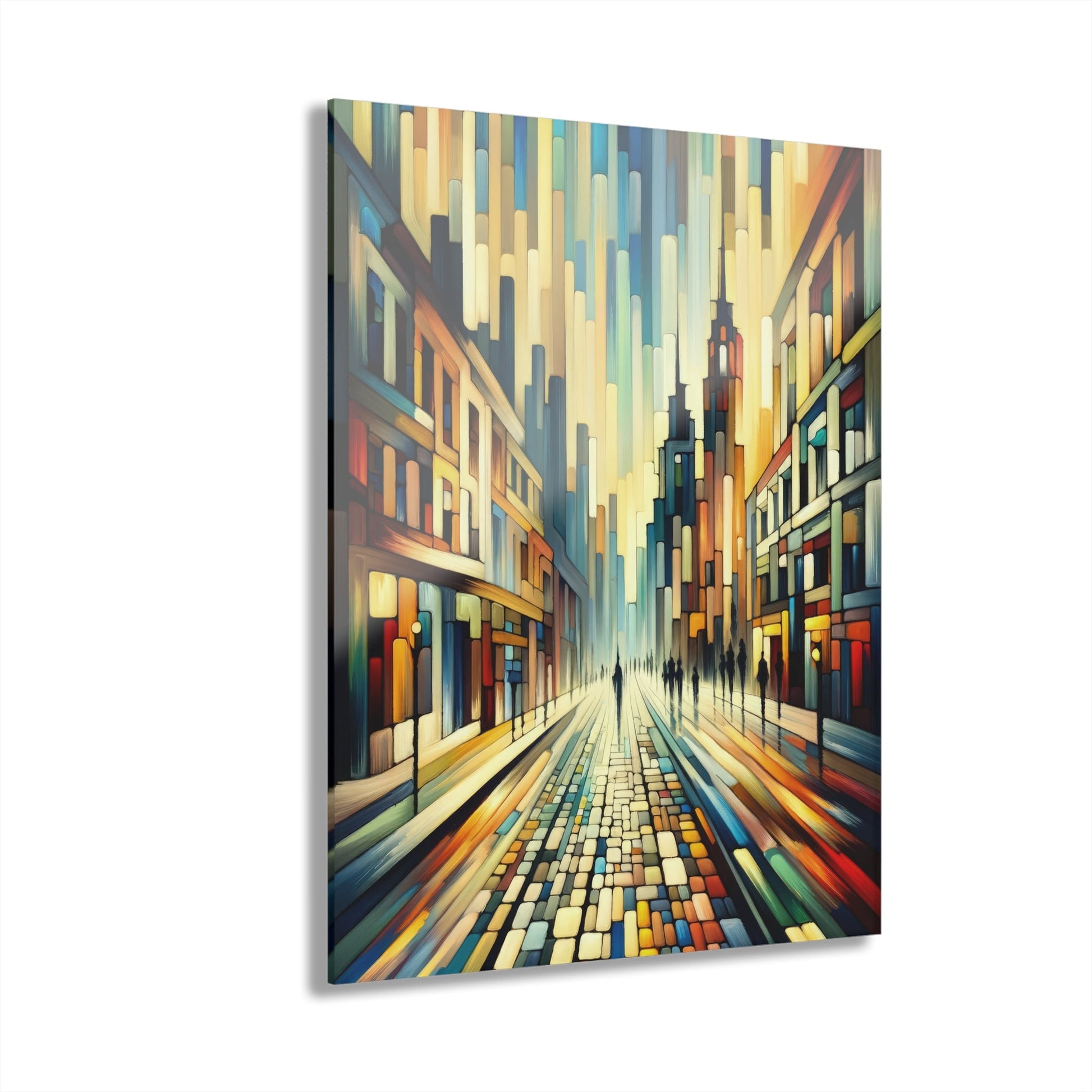 Cobbled Rhythm Heartbeat Acrylic Prints (French Cleat Hanging) - ATUH.ART