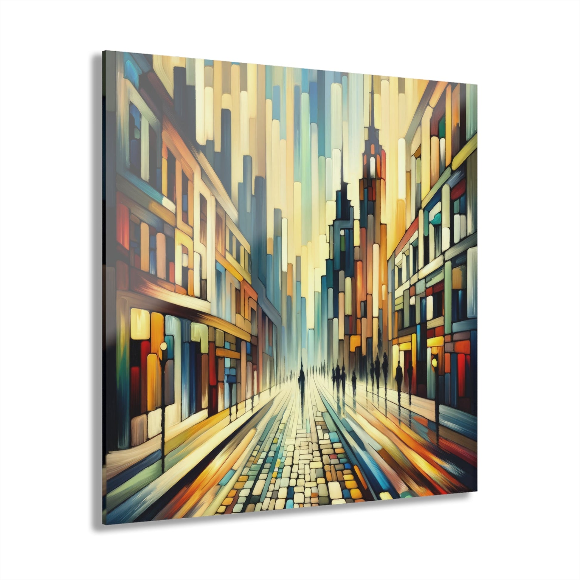 Cobbled Rhythm Heartbeat Acrylic Prints (French Cleat Hanging) - ATUH.ART