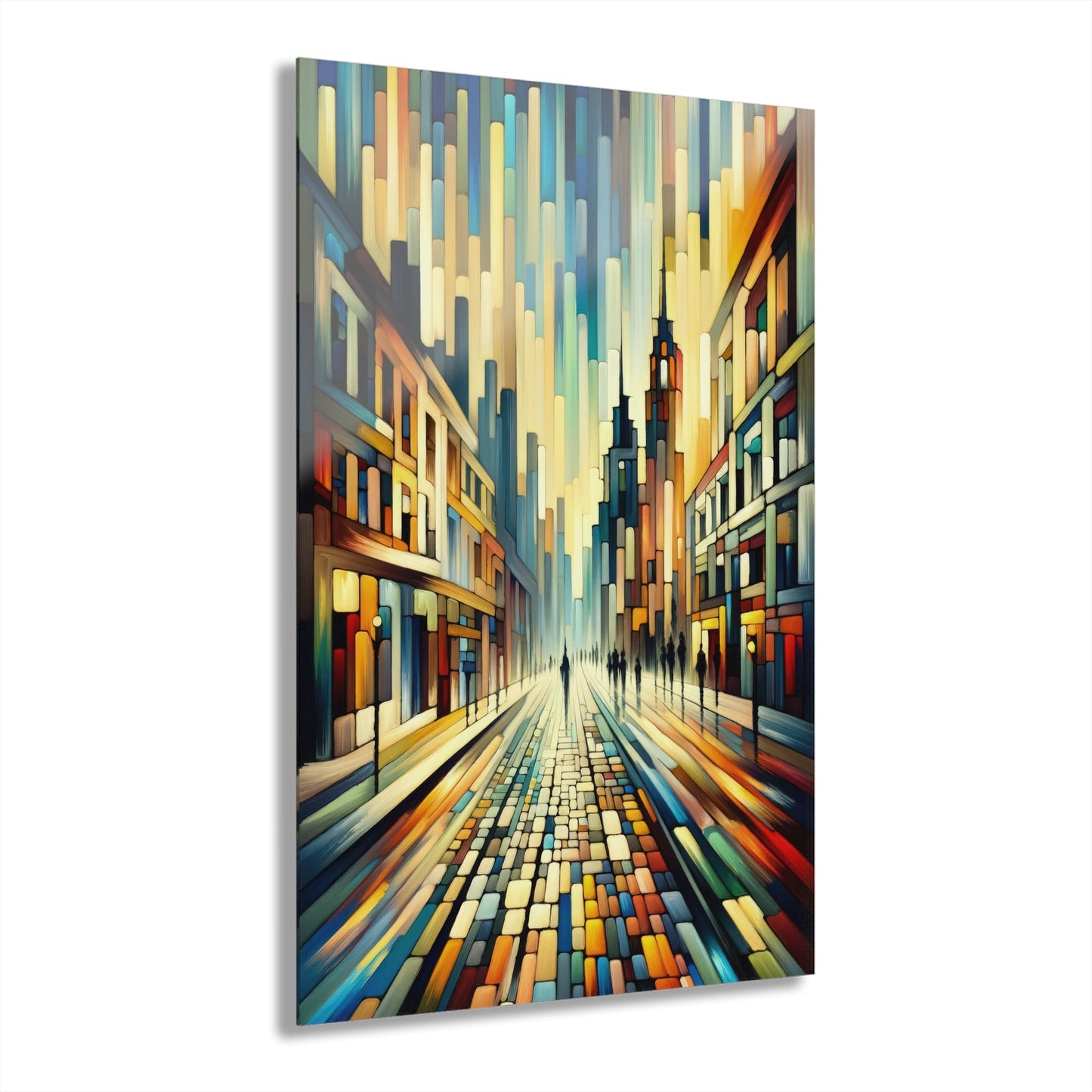 Cobbled Rhythm Heartbeat Acrylic Prints (French Cleat Hanging) - ATUH.ART