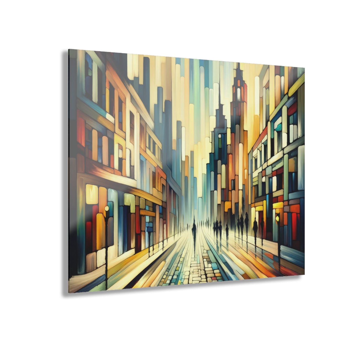Cobbled Rhythm Heartbeat Acrylic Prints (French Cleat Hanging) - ATUH.ART