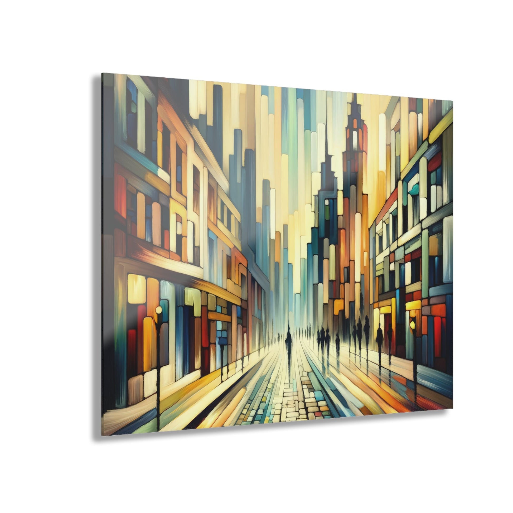 Cobbled Rhythm Heartbeat Acrylic Prints (French Cleat Hanging) - ATUH.ART