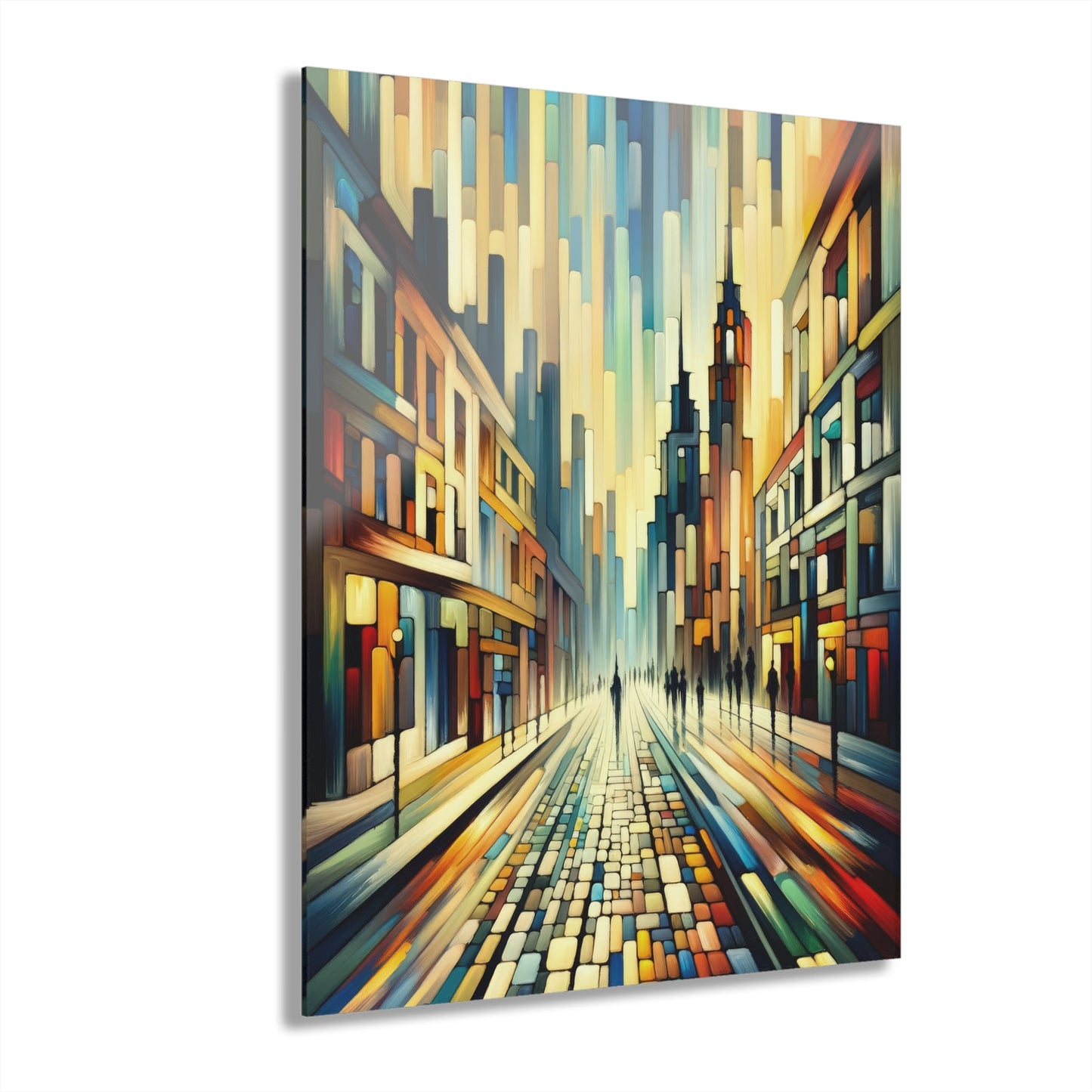 Cobbled Rhythm Heartbeat Acrylic Prints (French Cleat Hanging) - ATUH.ART