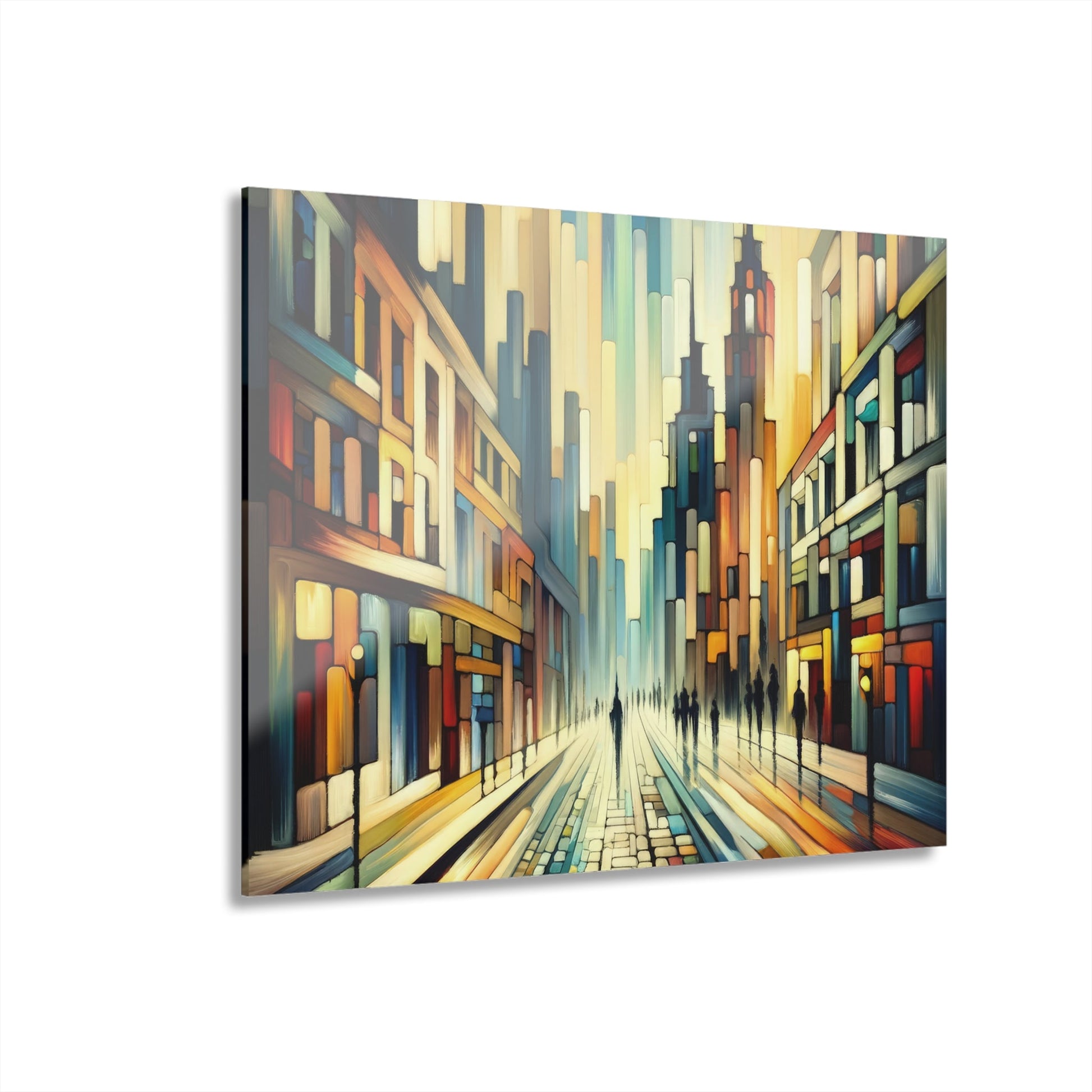 Cobbled Rhythm Heartbeat Acrylic Prints (French Cleat Hanging) - ATUH.ART