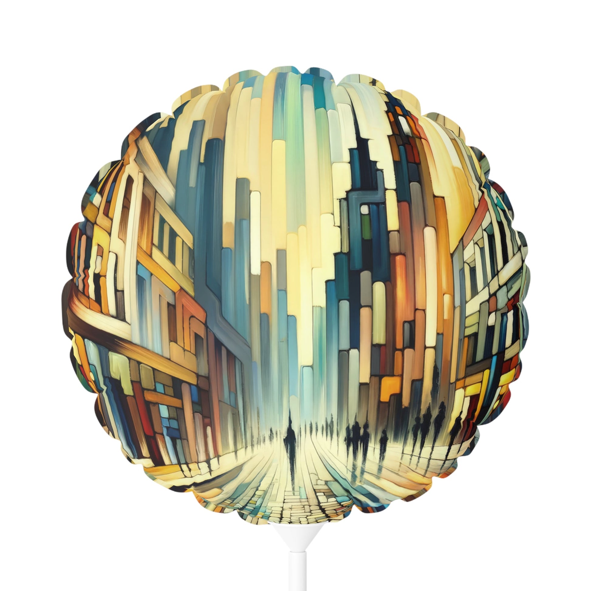 Cobbled Rhythm Heartbeat Balloon (Round and Heart-shaped), 11" - ATUH.ART