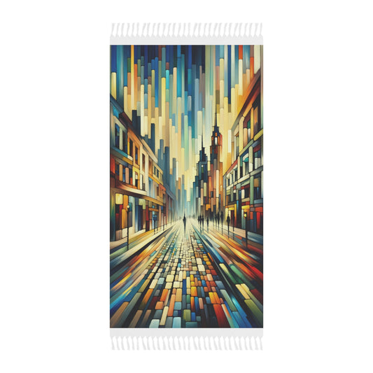 Cobbled Rhythm Heartbeat Boho Beach Cloth - ATUH.ART