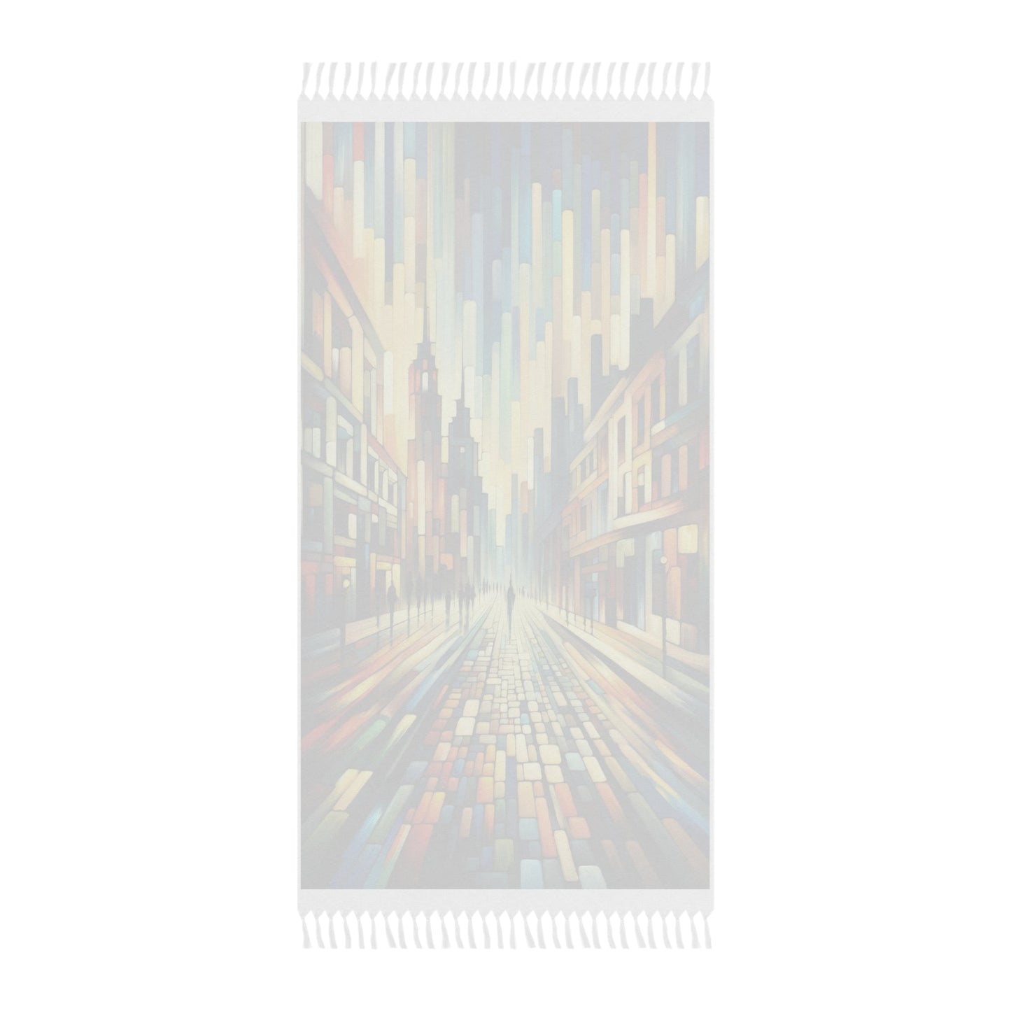 Cobbled Rhythm Heartbeat Boho Beach Cloth - ATUH.ART