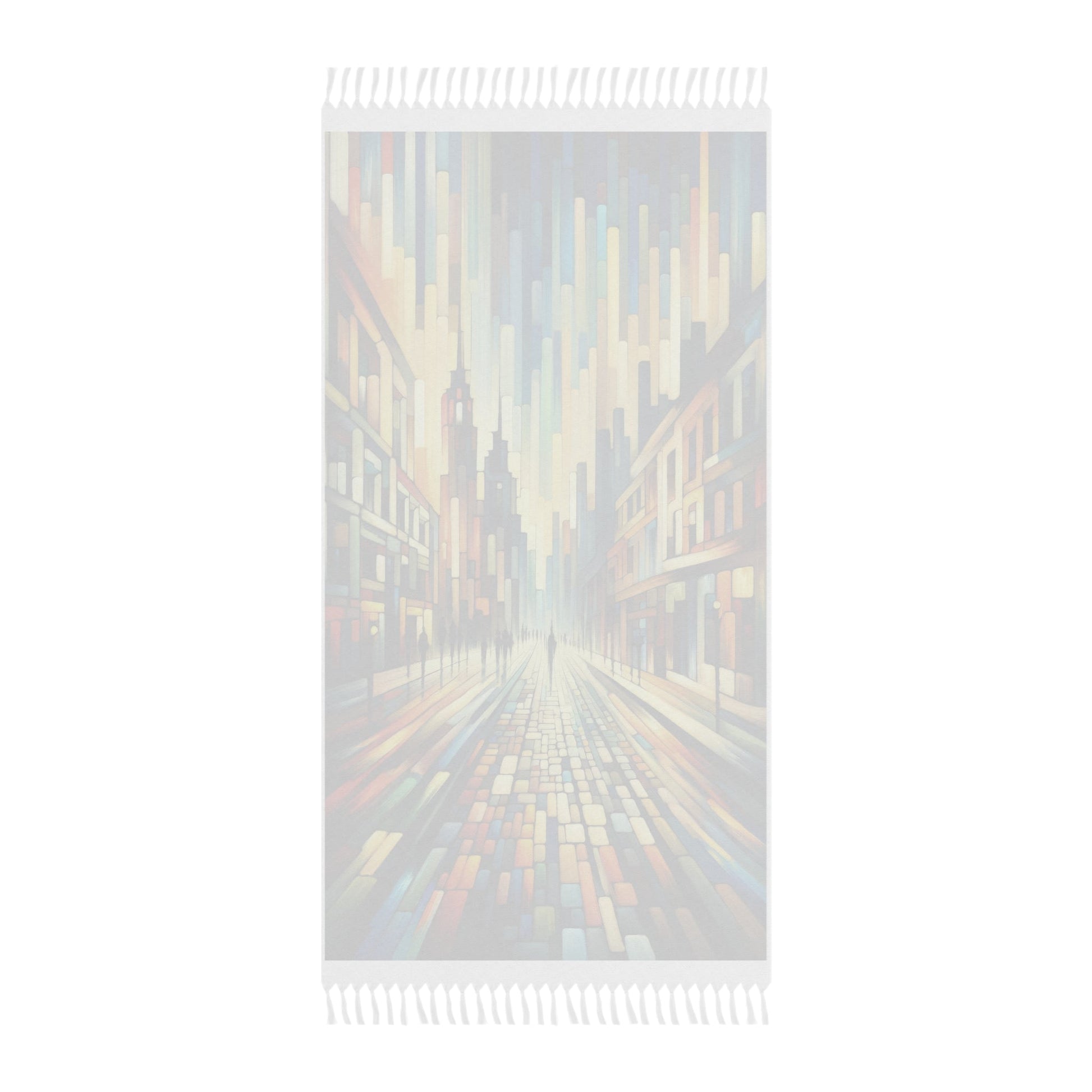 Cobbled Rhythm Heartbeat Boho Beach Cloth - ATUH.ART