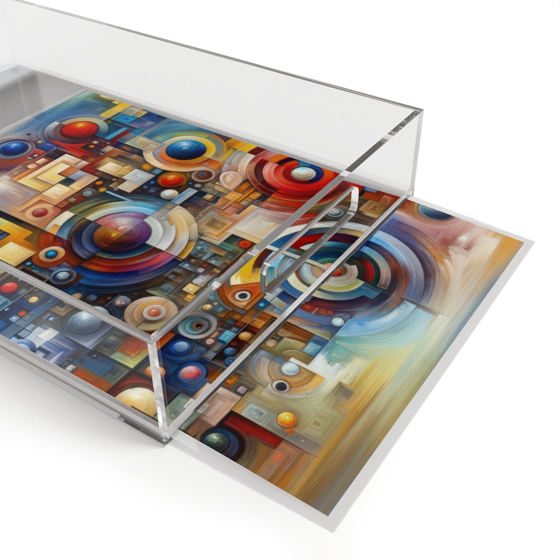 Coexistence Harmony Code Acrylic Serving Tray - ATUH.ART
