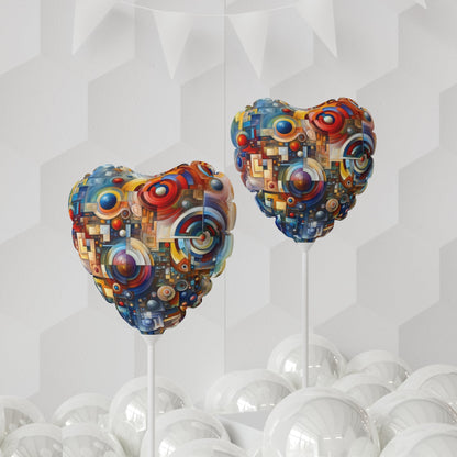Coexistence Harmony Code Balloon (Round and Heart-shaped), 11" - ATUH.ART
