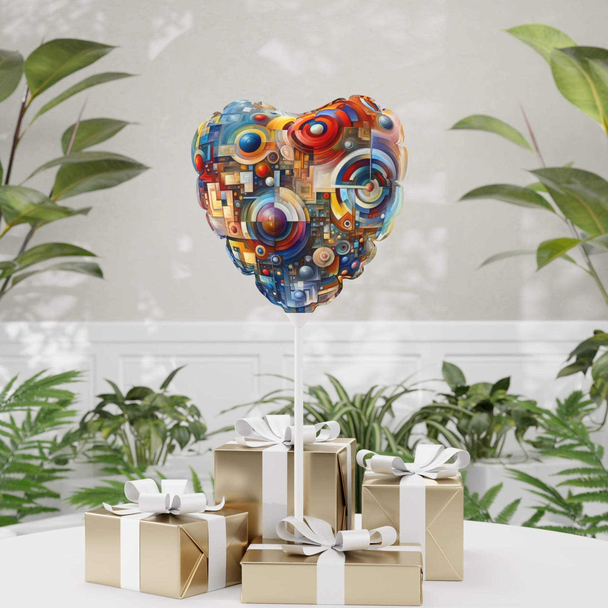 Coexistence Harmony Code Balloon (Round and Heart-shaped), 11" - ATUH.ART